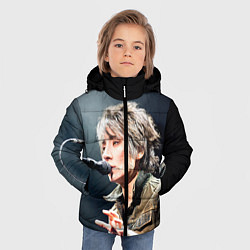 Куртка зимняя для мальчика Земфира поет, цвет: 3D-красный — фото 2
