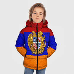 Куртка зимняя для мальчика Армения, цвет: 3D-светло-серый — фото 2