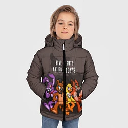 Куртка зимняя для мальчика Five Nights At Freddy's, цвет: 3D-светло-серый — фото 2