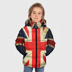 Куртка зимняя для мальчика Великобритания, цвет: 3D-черный — фото 2