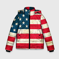 Куртка зимняя для мальчика США, цвет: 3D-красный