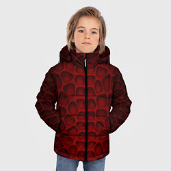 Куртка зимняя для мальчика Шкура дракона, цвет: 3D-черный — фото 2