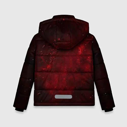 Зимняя куртка для мальчика Pirate Station: Blood Face / 3D-Красный – фото 2