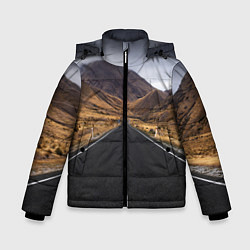 Зимняя куртка для мальчика Пейзаж горная трасса