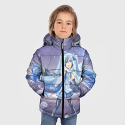 Куртка зимняя для мальчика Hatsune Miku, цвет: 3D-красный — фото 2
