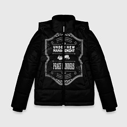 Куртка зимняя для мальчика Under new management, цвет: 3D-черный