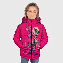 Куртка зимняя для мальчика Hooking Over People?, цвет: 3D-черный — фото 2