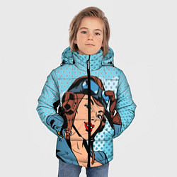 Куртка зимняя для мальчика ВВС, цвет: 3D-черный — фото 2
