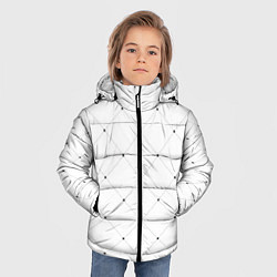 Куртка зимняя для мальчика Точечный узор!, цвет: 3D-черный — фото 2