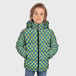 Куртка зимняя для мальчика Великая иллюзия, цвет: 3D-черный — фото 2