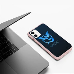 Чехол iPhone 11 матовый Pokemon 3, цвет: 3D-светло-розовый — фото 2