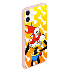 Чехол iPhone 11 матовый Papyrus, цвет: 3D-светло-розовый — фото 2