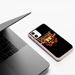 Чехол iPhone 11 матовый BFMV: Guns, цвет: 3D-светло-розовый — фото 2