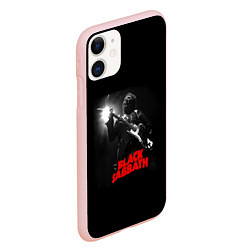 Чехол iPhone 11 матовый Black Sabbath, цвет: 3D-светло-розовый — фото 2