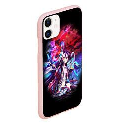 Чехол iPhone 11 матовый No Game No Life Zero, цвет: 3D-светло-розовый — фото 2