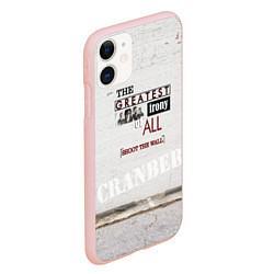 Чехол iPhone 11 матовый The Cranberries: Shoot The Wall, цвет: 3D-светло-розовый — фото 2