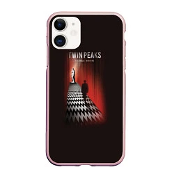 Чехол iPhone 11 матовый Twin Peaks: Firewalk with me, цвет: 3D-светло-розовый