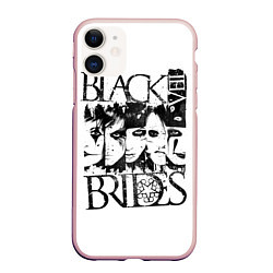 Чехол iPhone 11 матовый Black Veil Brides, цвет: 3D-светло-розовый
