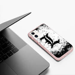 Чехол iPhone 11 матовый L textured, цвет: 3D-светло-розовый — фото 2