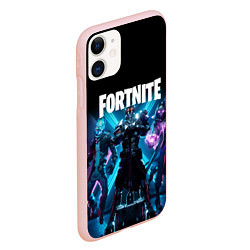 Чехол iPhone 11 матовый FORTNITE 10 СЕЗОН, цвет: 3D-светло-розовый — фото 2