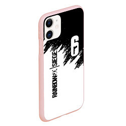 Чехол iPhone 11 матовый RAINBOW SIX SIEGE, цвет: 3D-светло-розовый — фото 2
