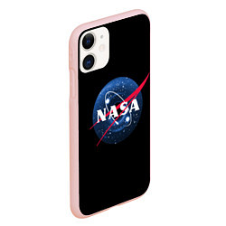 Чехол iPhone 11 матовый NASA Black Hole, цвет: 3D-светло-розовый — фото 2