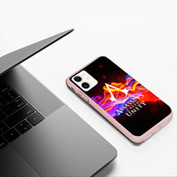 Чехол iPhone 11 матовый Assassin’s Creed: Unity, цвет: 3D-светло-розовый — фото 2