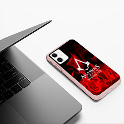 Чехол iPhone 11 матовый Assassin’s Creed: Syndicate, цвет: 3D-светло-розовый — фото 2