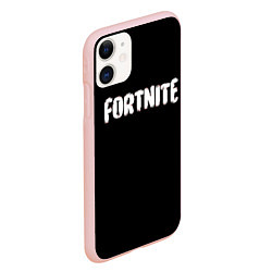 Чехол iPhone 11 матовый FORTNITE, цвет: 3D-светло-розовый — фото 2