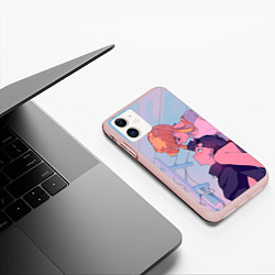 Чехол iPhone 11 матовый SAILOR MOON, цвет: 3D-светло-розовый — фото 2