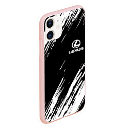 Чехол iPhone 11 матовый LEXUS, цвет: 3D-светло-розовый — фото 2