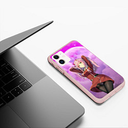 Чехол iPhone 11 матовый Darling, цвет: 3D-светло-розовый — фото 2