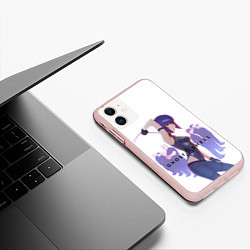 Чехол iPhone 11 матовый Ghost in the Shell Section 9, цвет: 3D-светло-розовый — фото 2