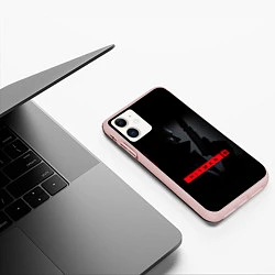 Чехол iPhone 11 матовый HITMAN 3, цвет: 3D-светло-розовый — фото 2