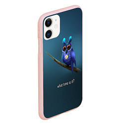 Чехол iPhone 11 матовый Owl, цвет: 3D-светло-розовый — фото 2