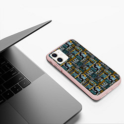 Чехол iPhone 11 матовый BMX, цвет: 3D-светло-розовый — фото 2