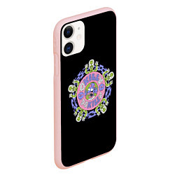 Чехол iPhone 11 матовый Фландерс, цвет: 3D-светло-розовый — фото 2
