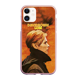 Чехол iPhone 11 матовый Low - David Bowie, цвет: 3D-светло-розовый