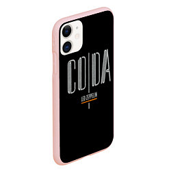 Чехол iPhone 11 матовый Coda - Led Zeppelin, цвет: 3D-светло-розовый — фото 2