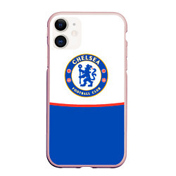 Чехол iPhone 11 матовый Chelsea челси, цвет: 3D-светло-розовый