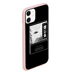 Чехол iPhone 11 матовый Do you want to believe?, цвет: 3D-светло-розовый — фото 2