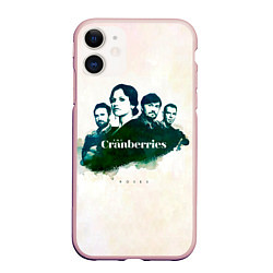 Чехол iPhone 11 матовый Roses - The Cranberries, цвет: 3D-светло-розовый