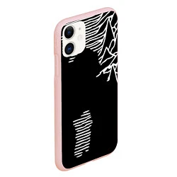 Чехол iPhone 11 матовый Joy Division - неровность горы, цвет: 3D-светло-розовый — фото 2