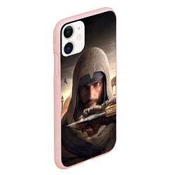 Чехол iPhone 11 матовый Басим, цвет: 3D-светло-розовый — фото 2