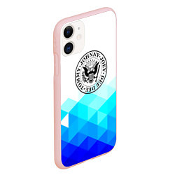 Чехол iPhone 11 матовый Ramones Geomerty, цвет: 3D-светло-розовый — фото 2