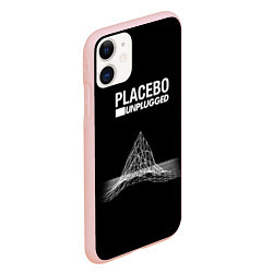 Чехол iPhone 11 матовый Placebo: Unplugged, цвет: 3D-светло-розовый — фото 2