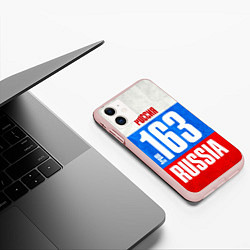 Чехол iPhone 11 матовый Russia: from 163, цвет: 3D-светло-розовый — фото 2