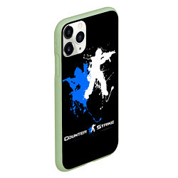 Чехол iPhone 11 Pro матовый Counter-Strike Spray, цвет: 3D-салатовый — фото 2
