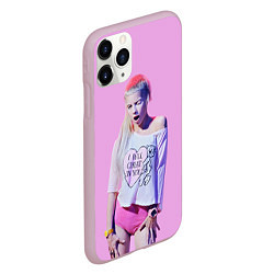 Чехол iPhone 11 Pro матовый Die Antwoord: I will cheat on you, цвет: 3D-розовый — фото 2