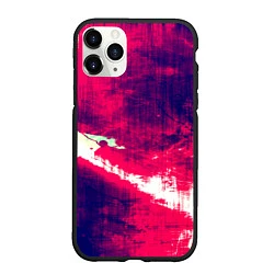 Чехол iPhone 11 Pro матовый Брызги красок, цвет: 3D-черный